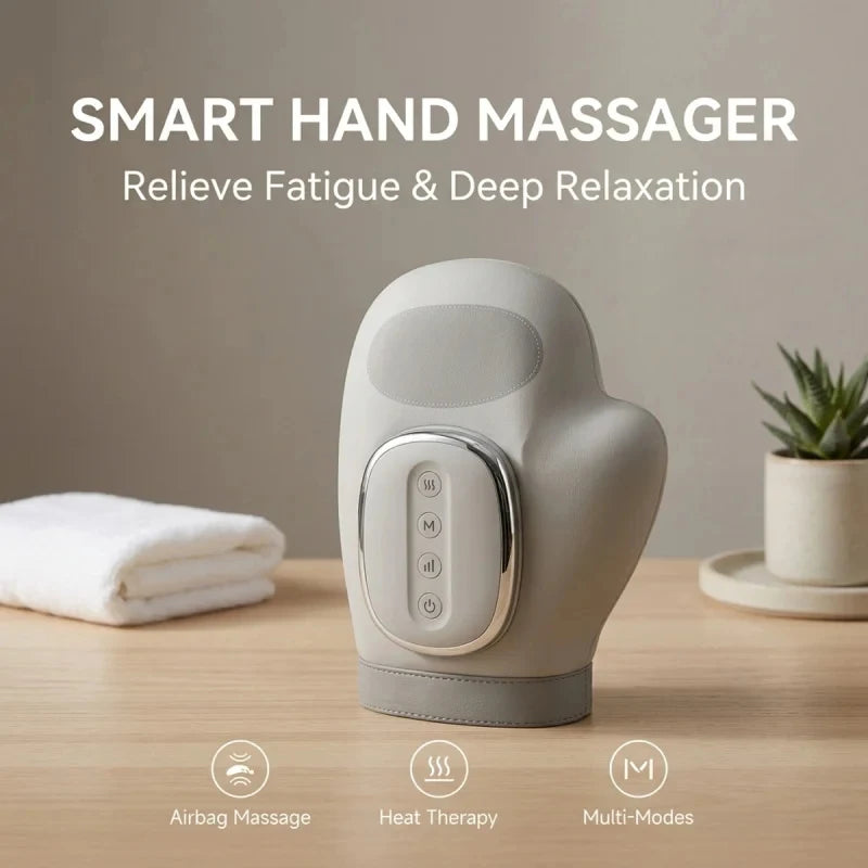 Hand Massager with Airbag Compression Finger Wrist Palm Massage Machine 